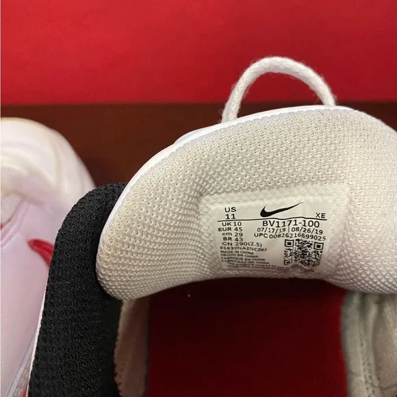 Nike Air Max LTD 3 White and Red Men's Shoes size 11 - Picture 8 of 8